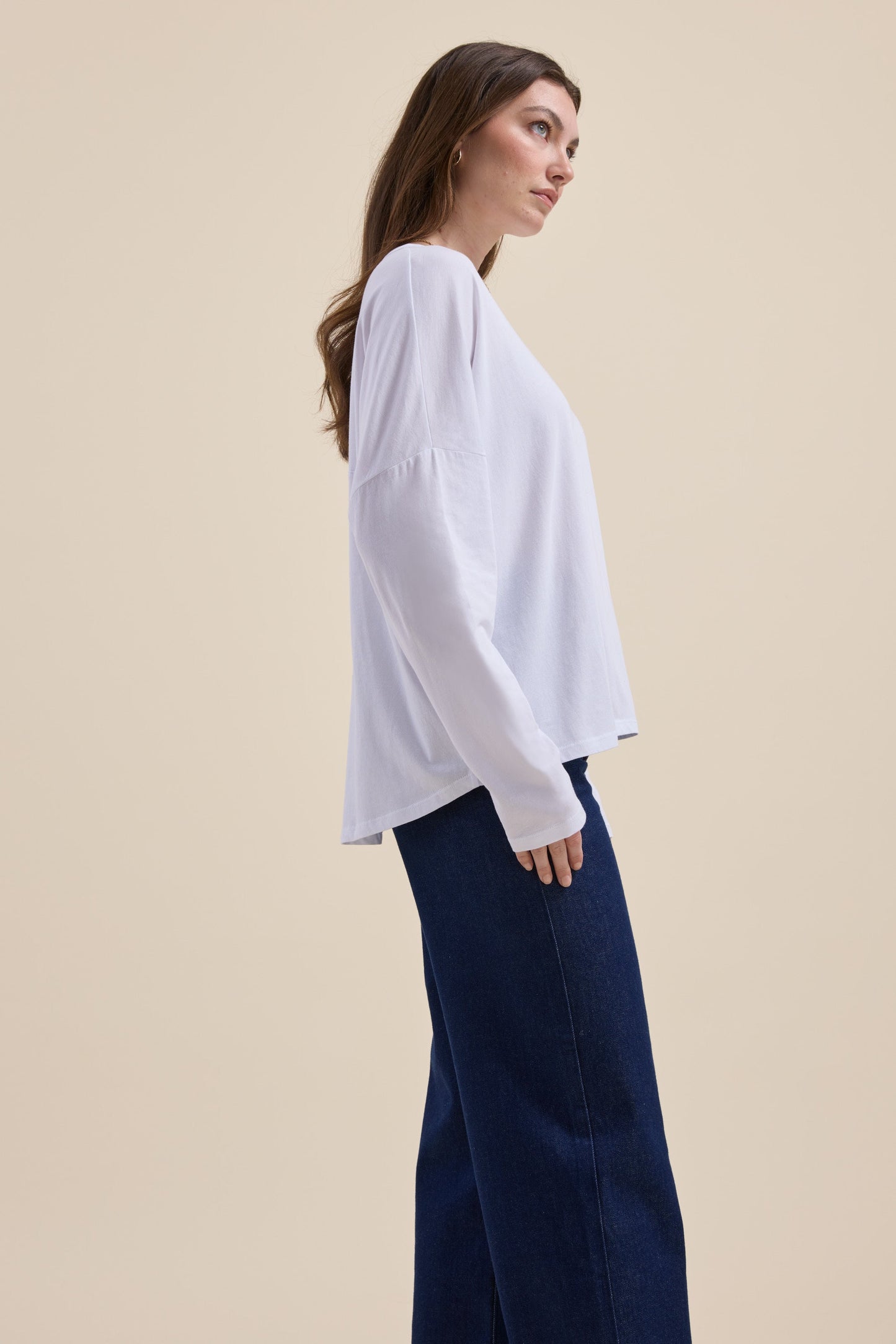 Elementary Slouchy Long Sleeve Tee