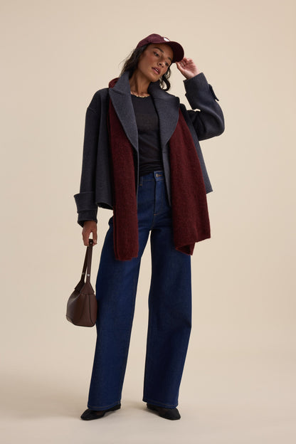 The Double Breasted Wool Blend Coat