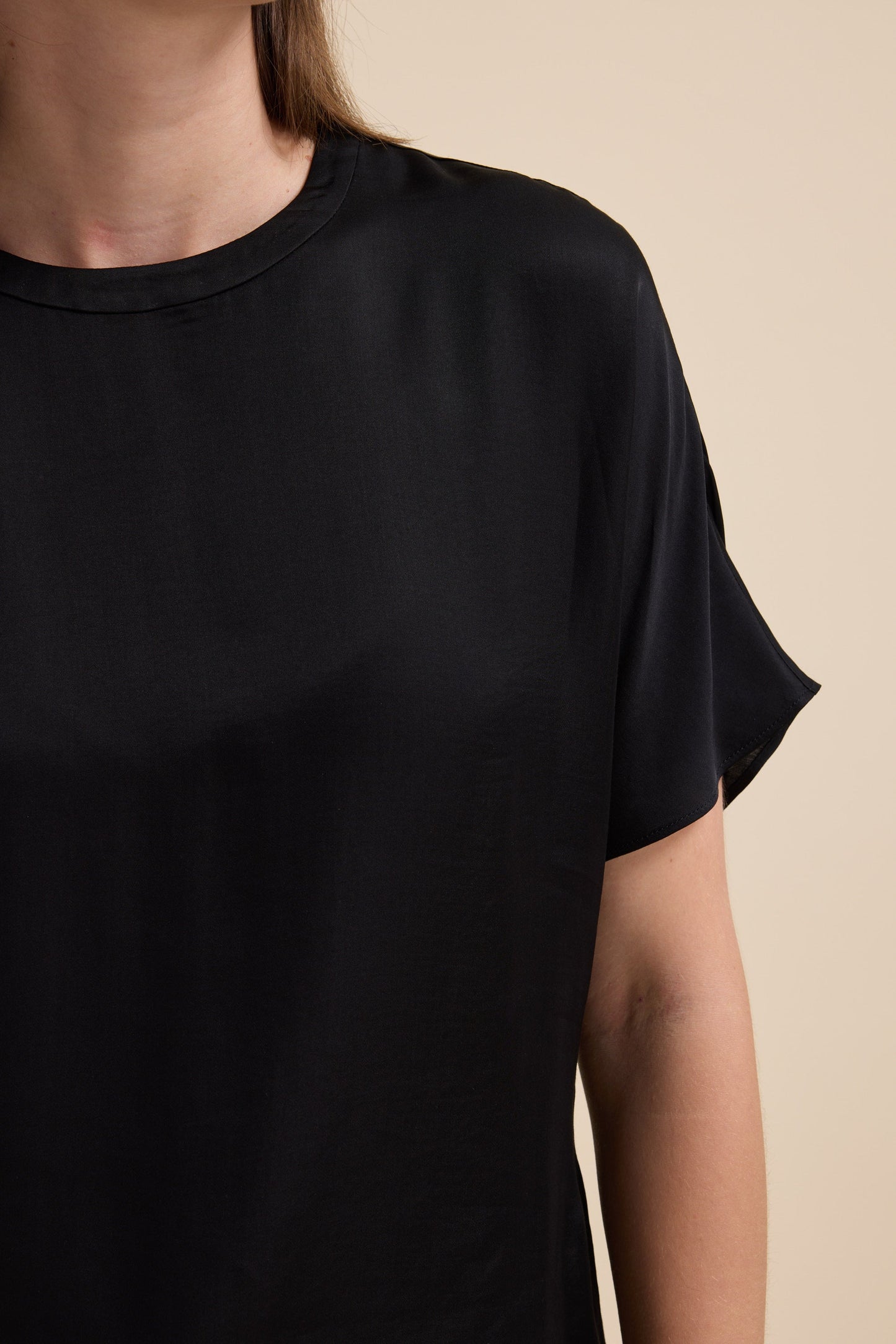 The Satin Shell Top