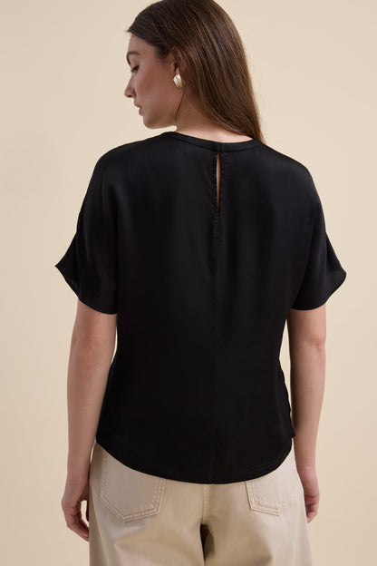 The Satin Shell Top