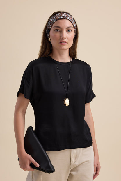 The Satin Shell Top