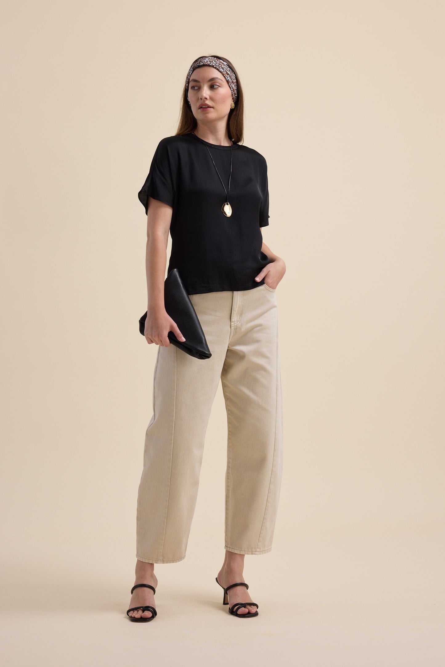 The Satin Shell Top