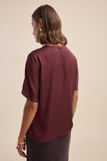 The Satin Shell Top