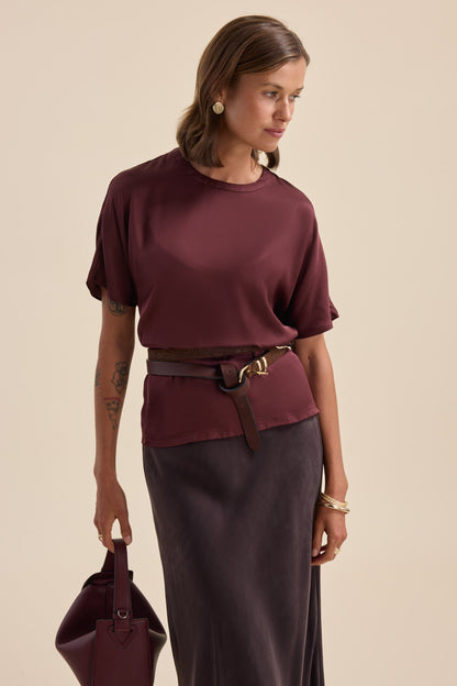The Satin Shell Top