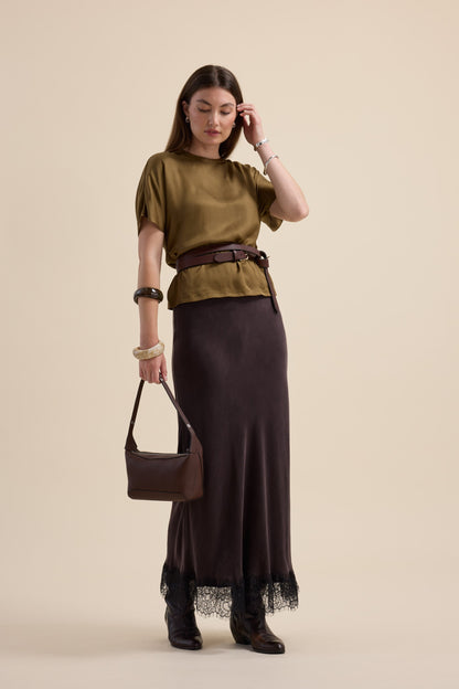 The Satin Shell Top