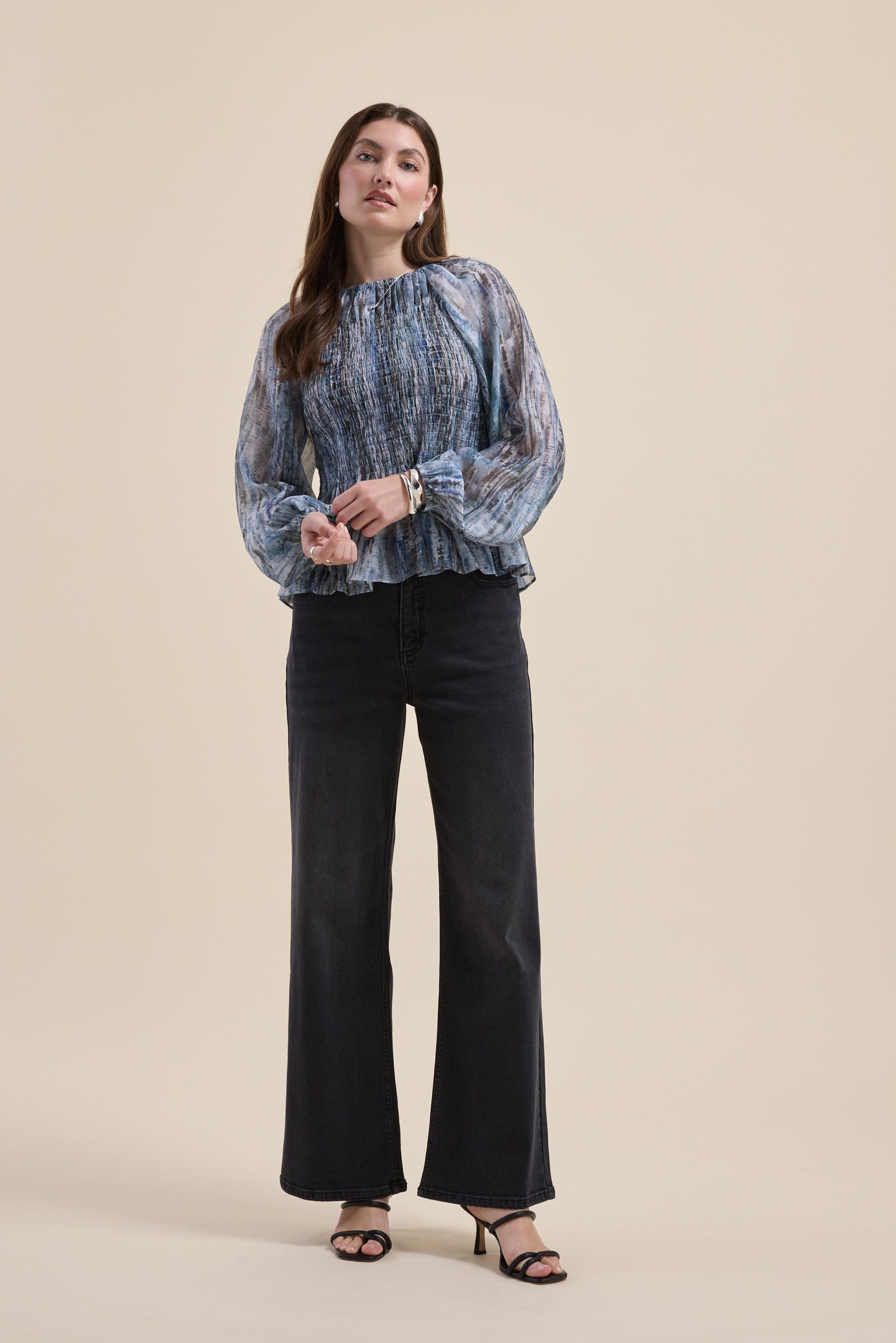 Mitch Shirred Top