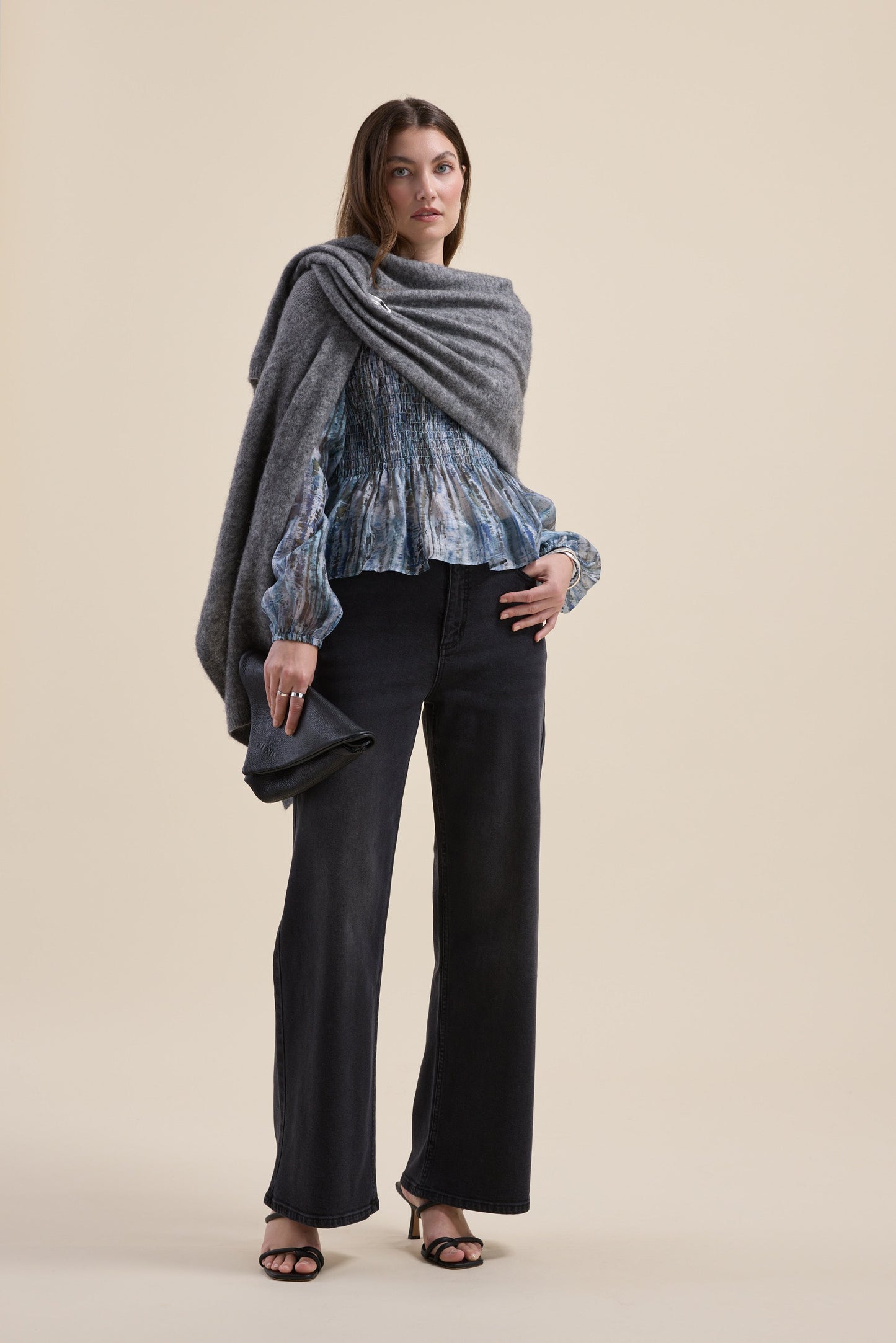 Mitch Shirred Top