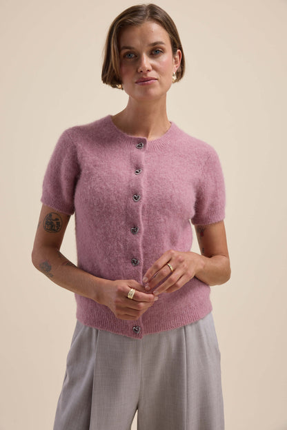 Adelaide Luxe Whisper Short Sleeve Cardigan