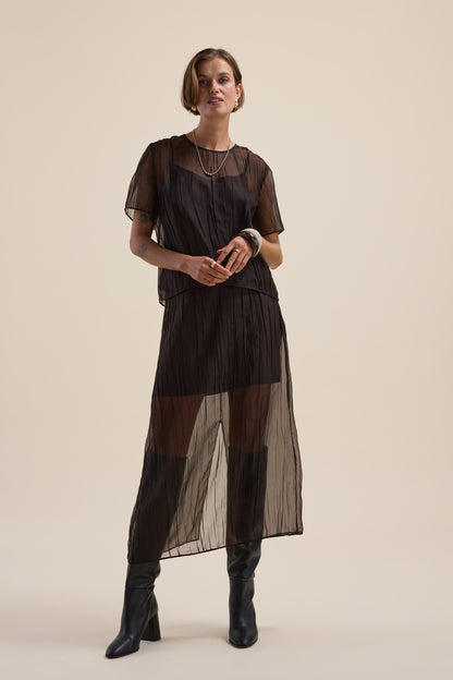 Ari Sheer Midi Skirt