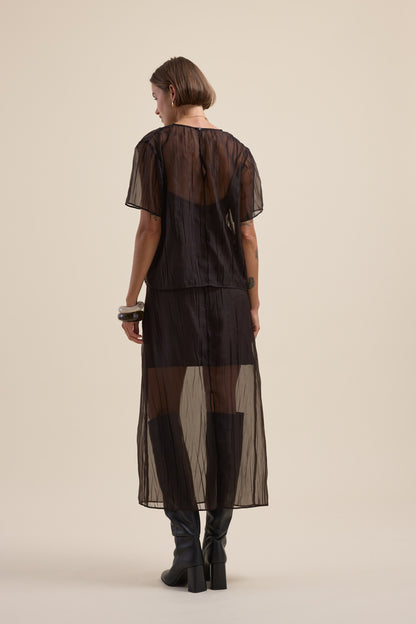 Ari Sheer Midi Skirt