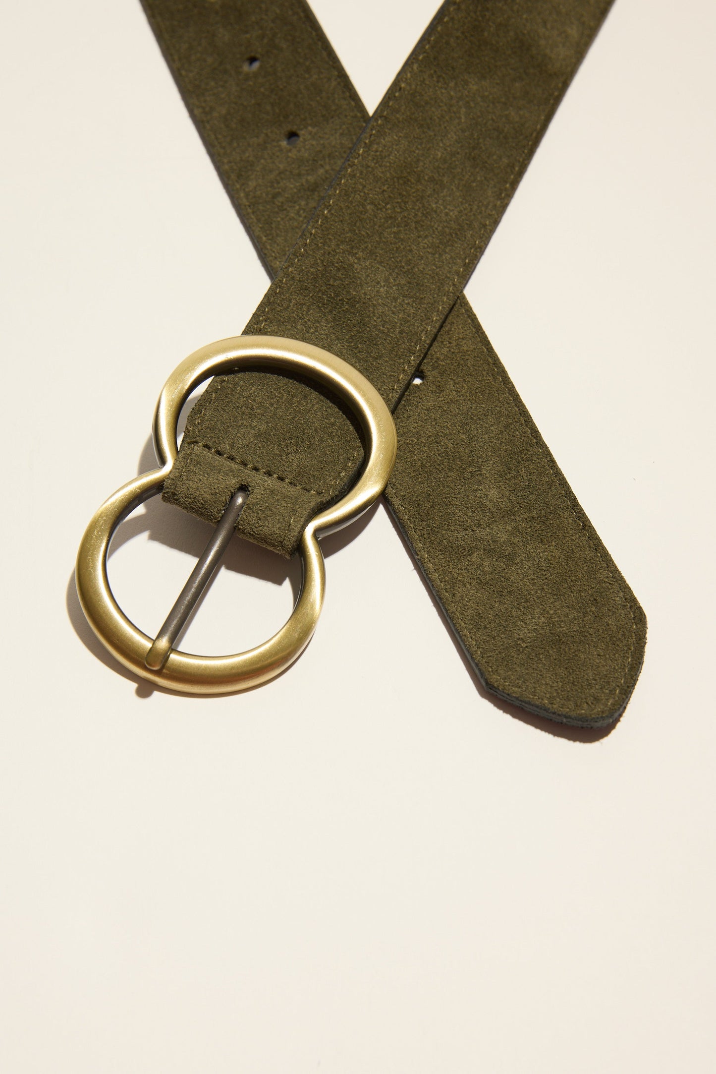 Dida Suede Double Oval Belt