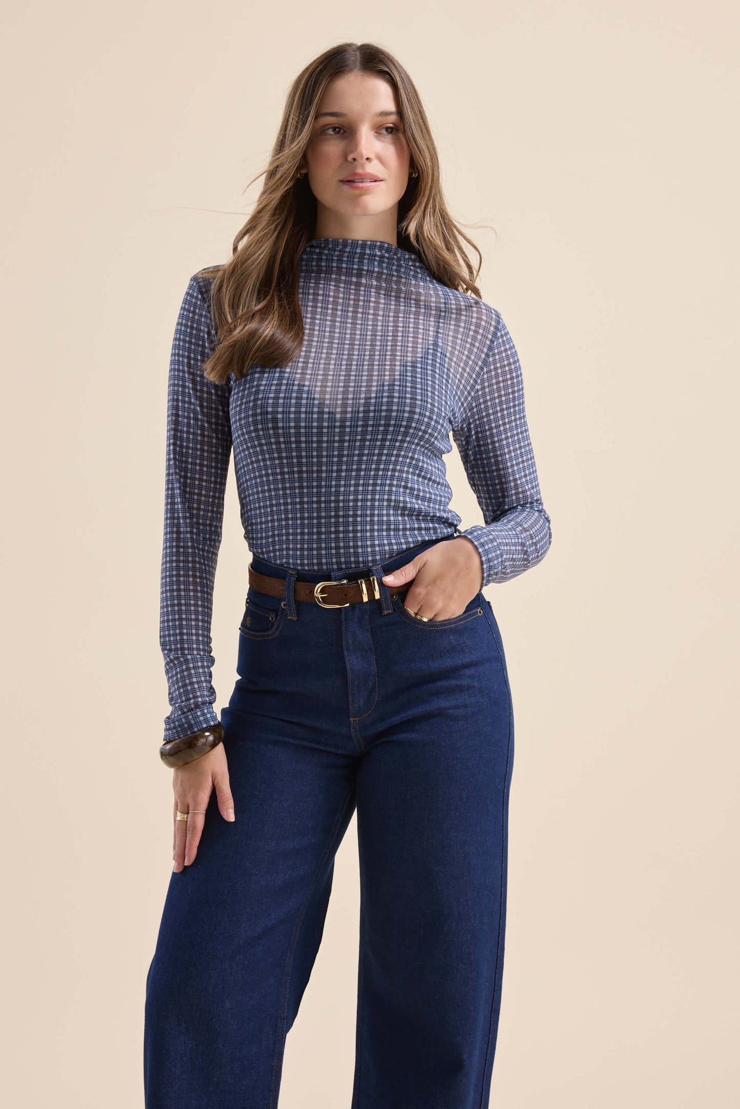 Elementary High Neck Top