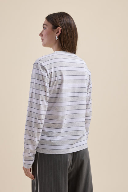 Carmen Long Sleeve Stripe Tee