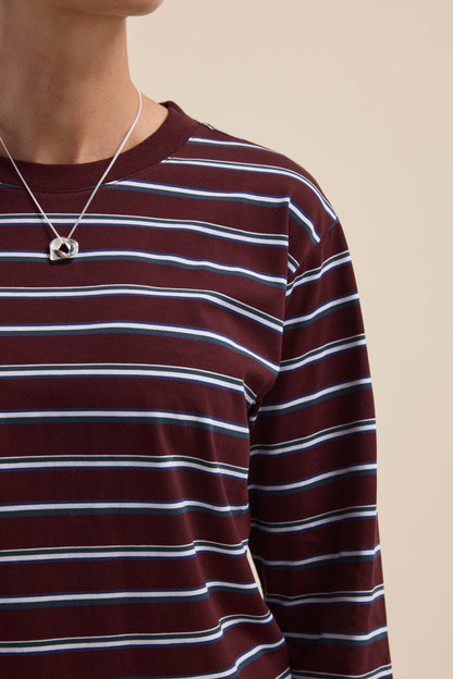 Carmen Long Sleeve Stripe Tee