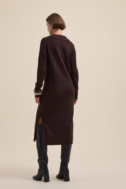 Elementary Knitted Wool Blend Dress