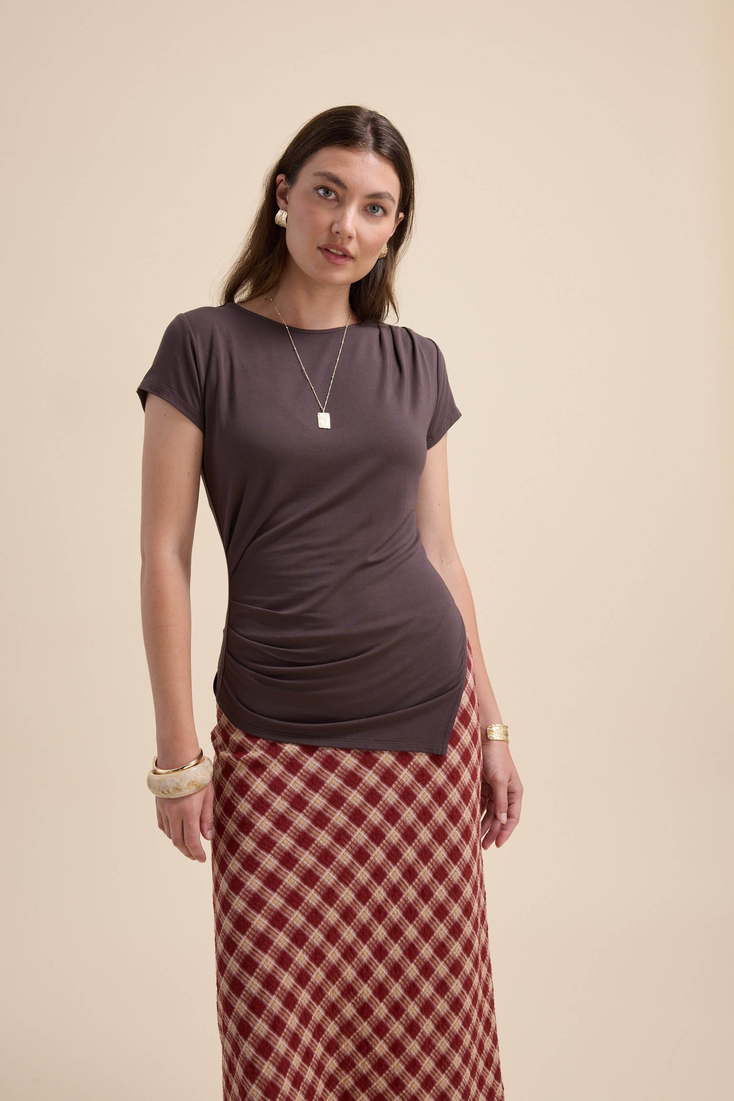 Frida Asymmetric Tee