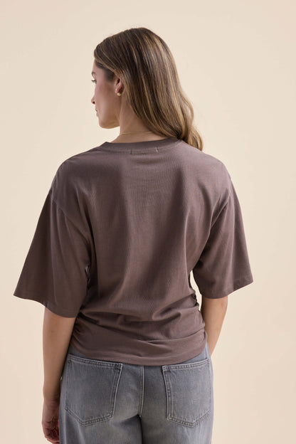 Genevie Gather Detail Tee