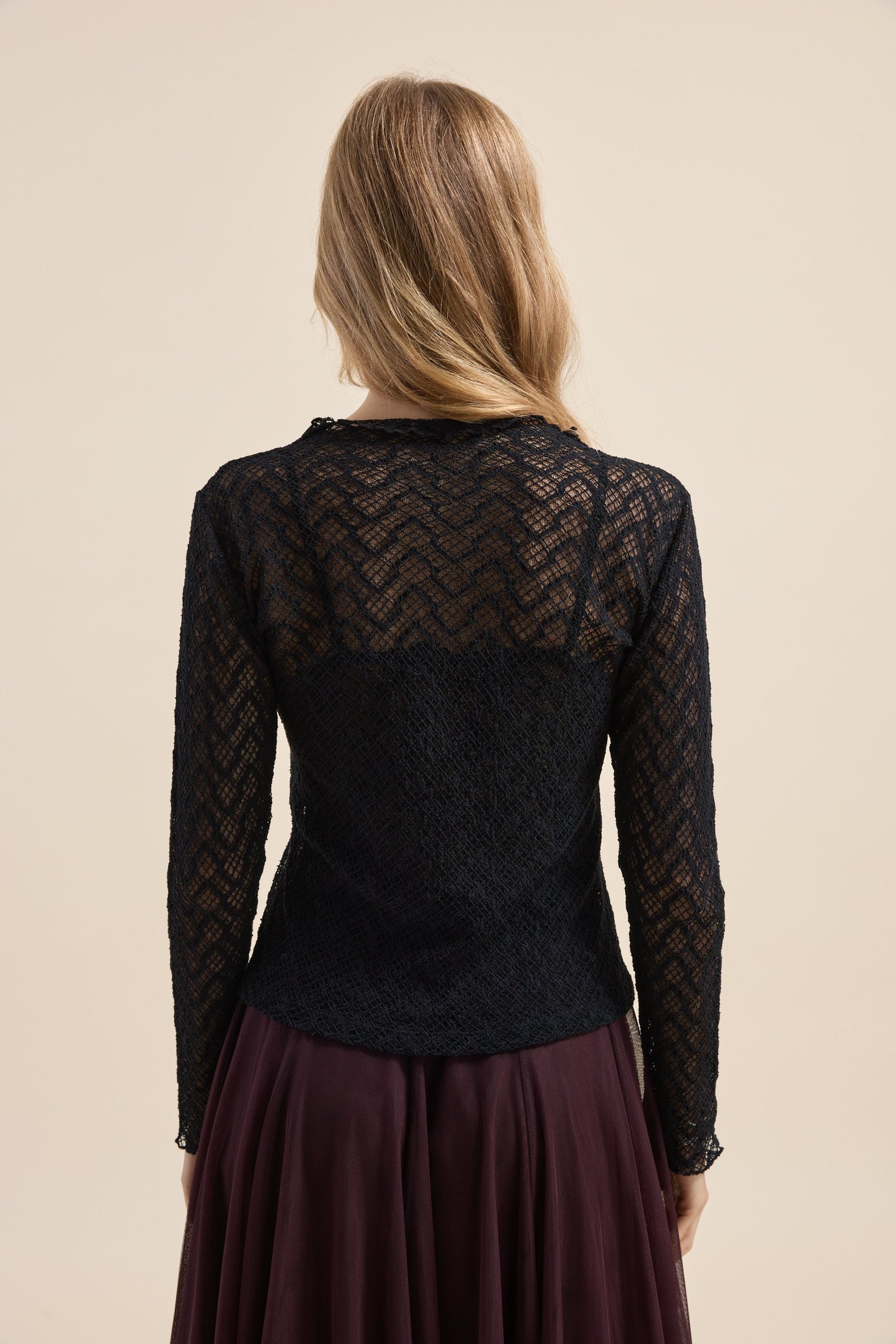 Indiana Lace Long Sleeve Tee