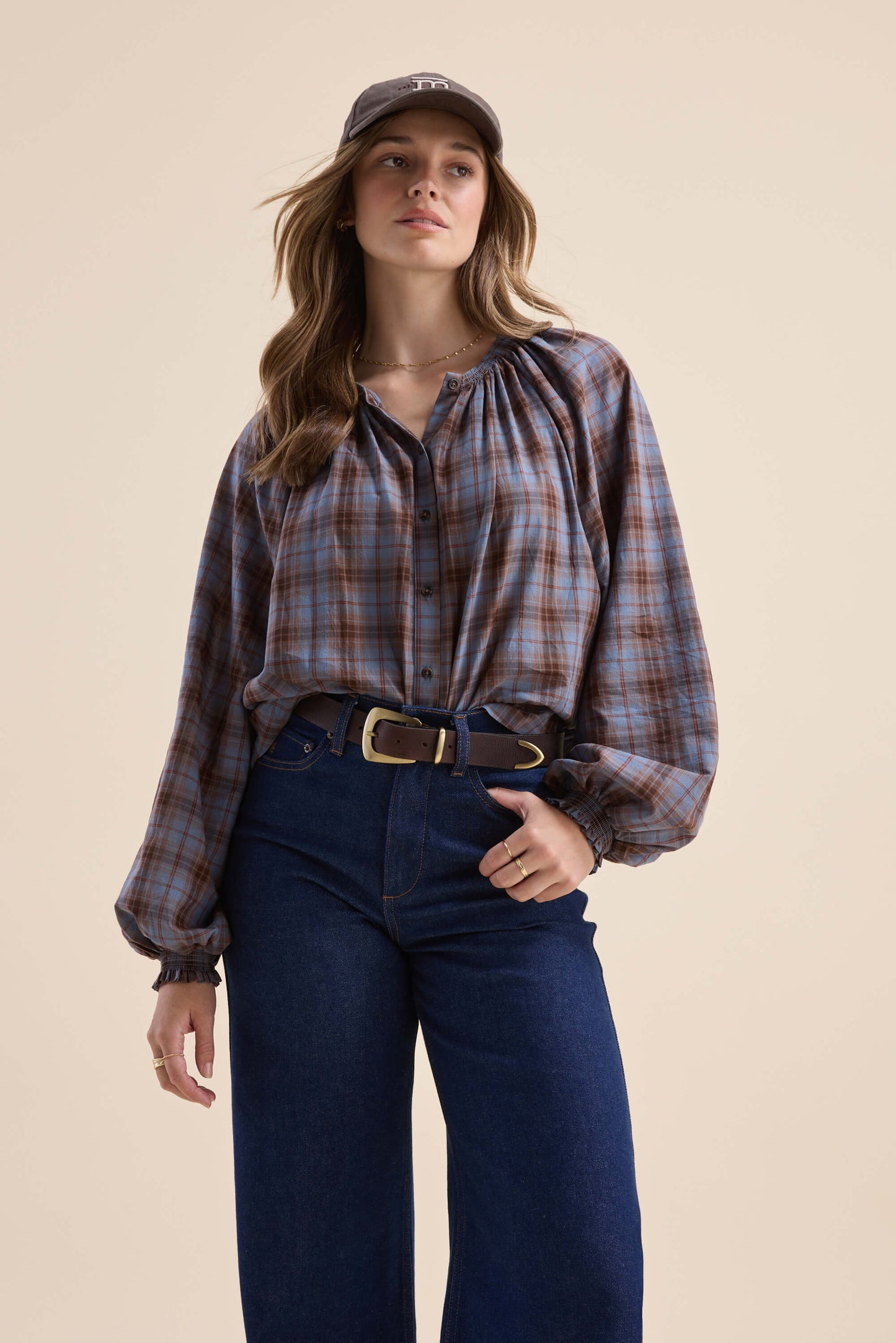 Sutton Button Front Blouse