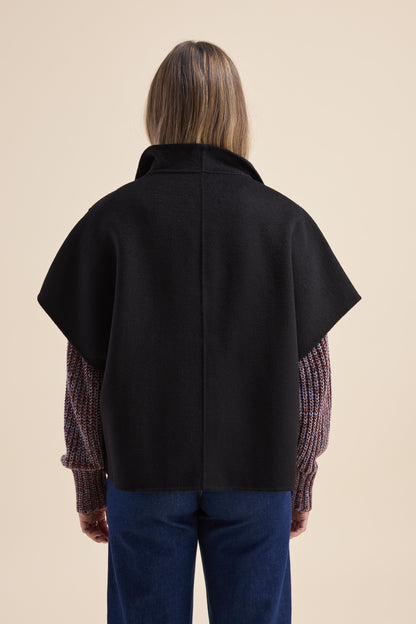 Sonya Wool Blend Cape