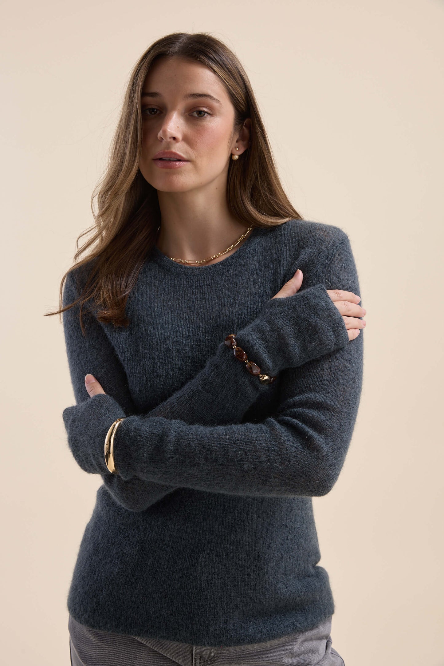 Thea Whisper Knit Sweater