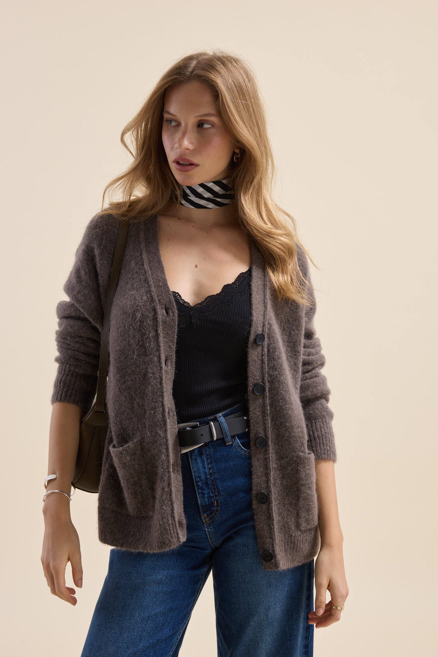 Annie Luxe Whisper Boyfriend Cardigan