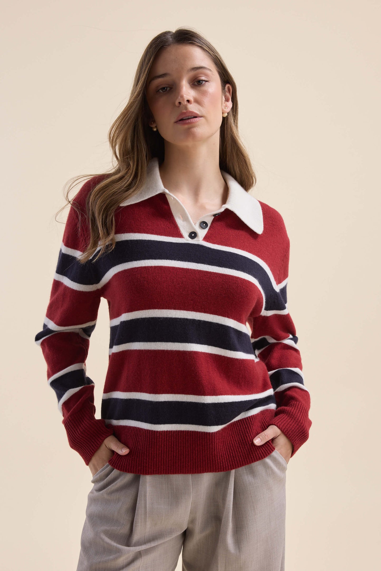 Elementary Wool Blend Polo