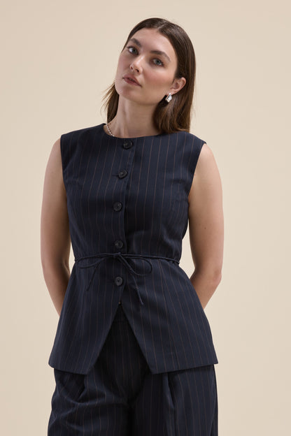The Button Front Vest