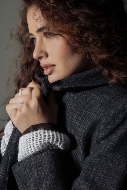 The Wool Blend Blazer Coat