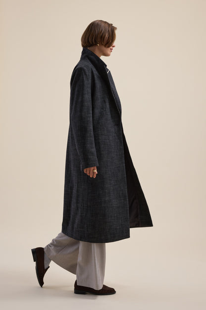 The Wool Blend Blazer Coat