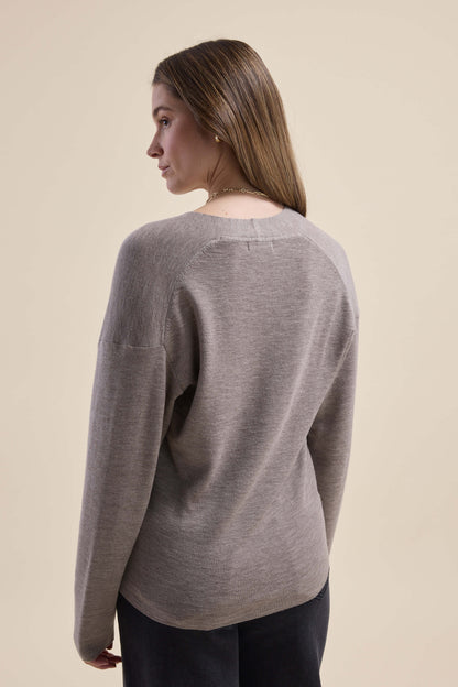The ZQ Merino Relaxed V Neck Sweater