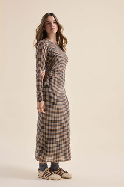 The Mesh Gather Detail Dress
