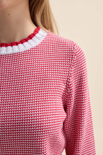 Callie Knit Detail Sweater