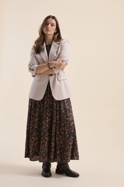 Elementary Shirred Bodice Dress
