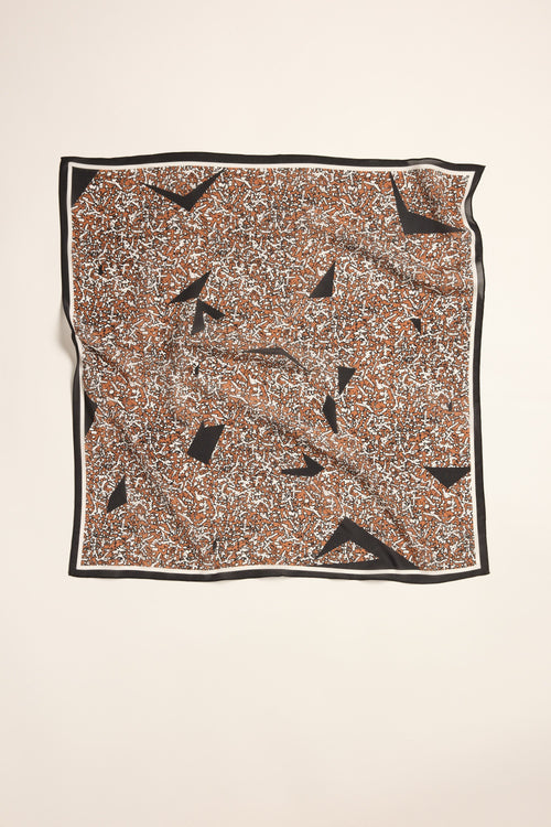 Macy Geometric Silk Scarf