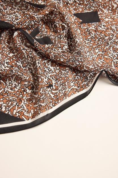 Macy Geometric Silk Scarf