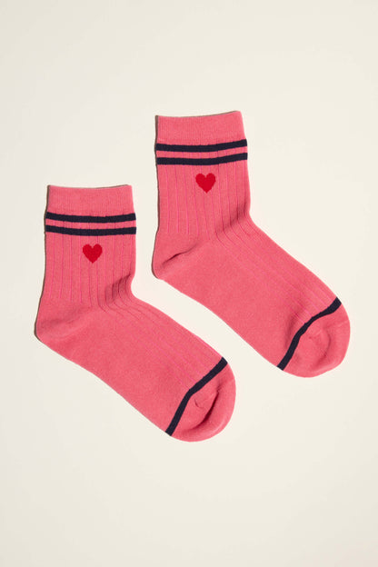Margot Heart Ankle Socks