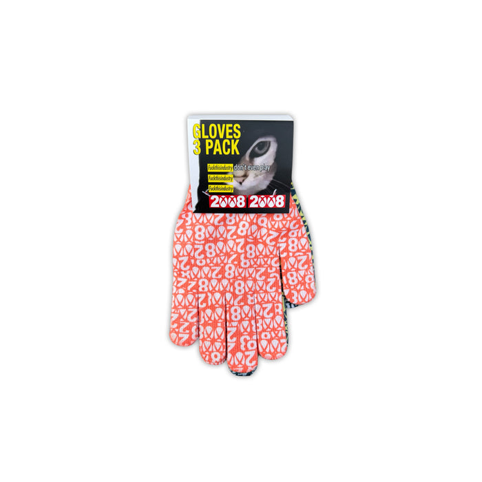 8Box 3 Pack Gloves Pack - Multi