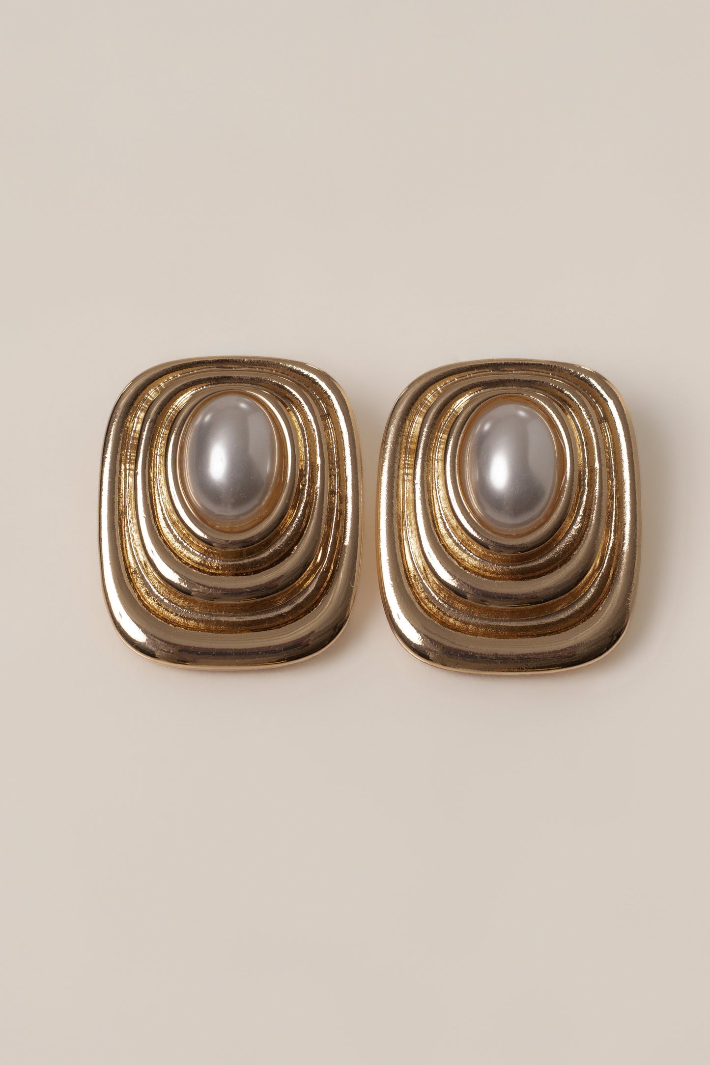 Gold Katalia Pearl Earrings