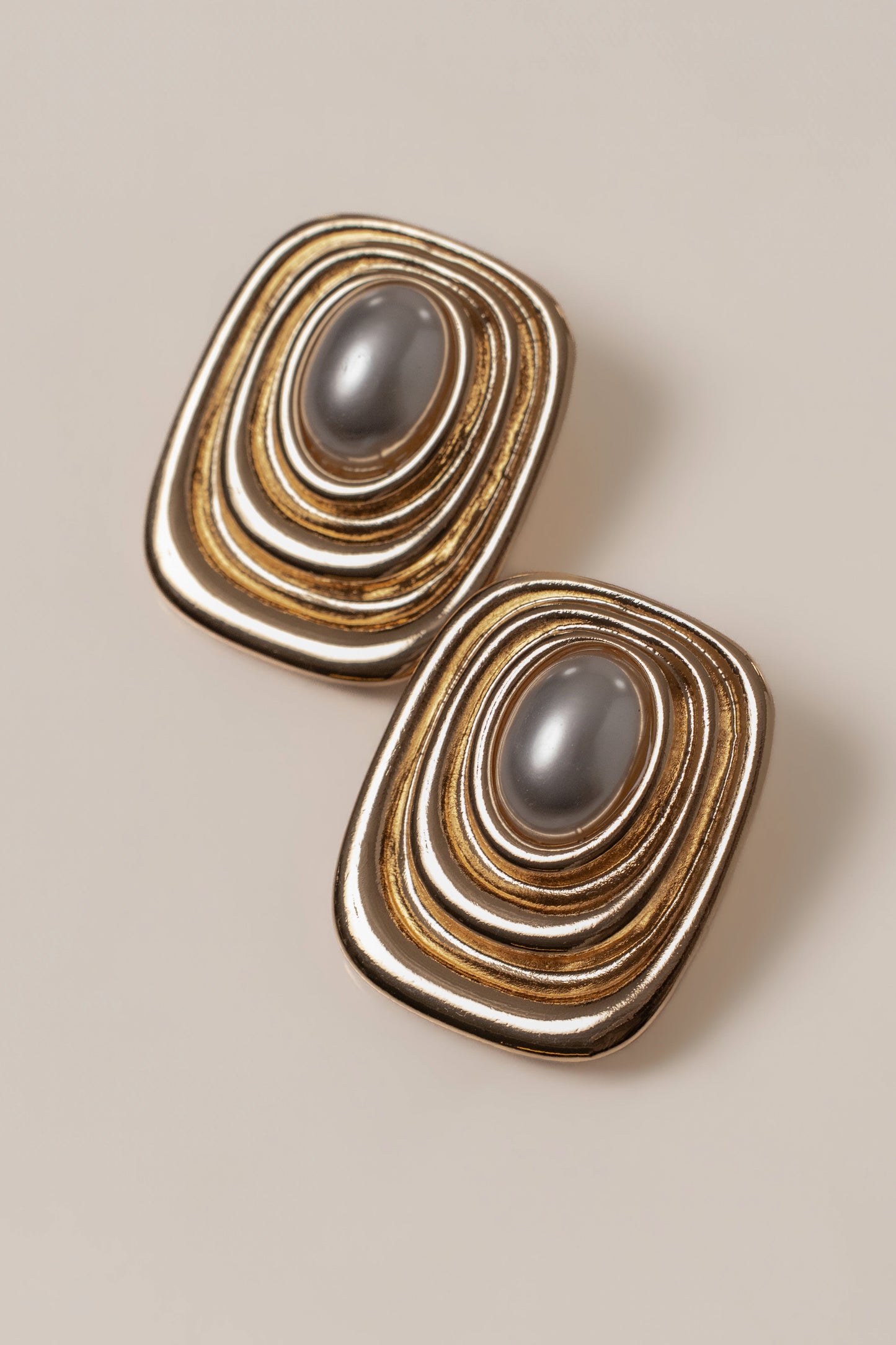 Gold Katalia Pearl Earrings