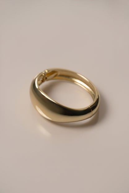 Gold Nellie Hinge Bracelet
