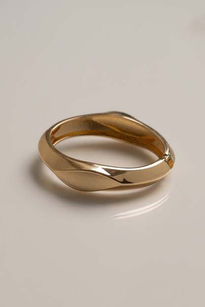 Gold Daniela Hinge Bracelet
