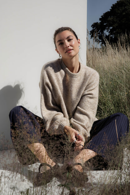 The Luxe Whisper Crew Neck Sweater