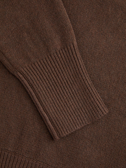 Off-Shoulder Knit Sweater