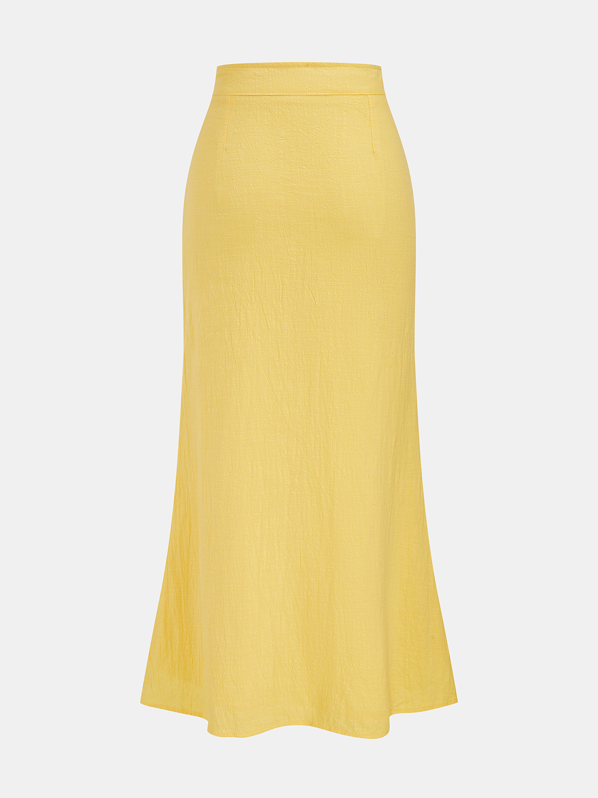 Cotton Tie-Front Peplum Top & Skirt Set