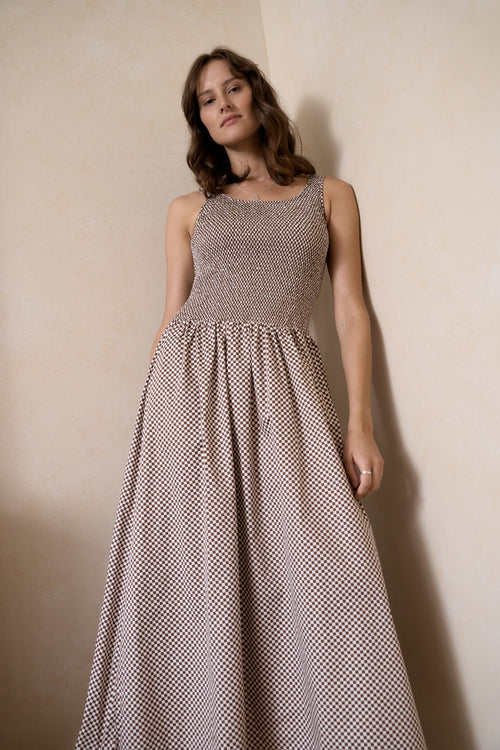 Coco Shirred Dress