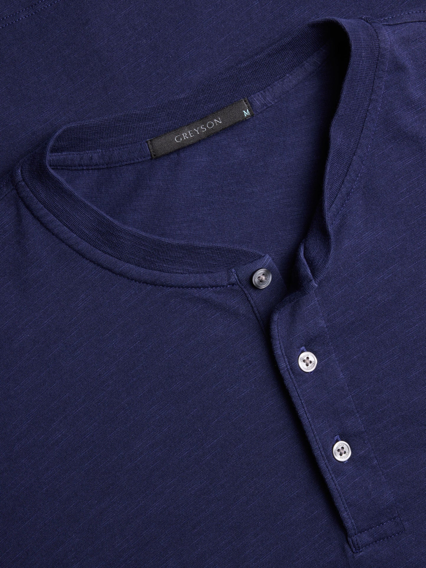 Alpha Slub Long Sleeve Henley