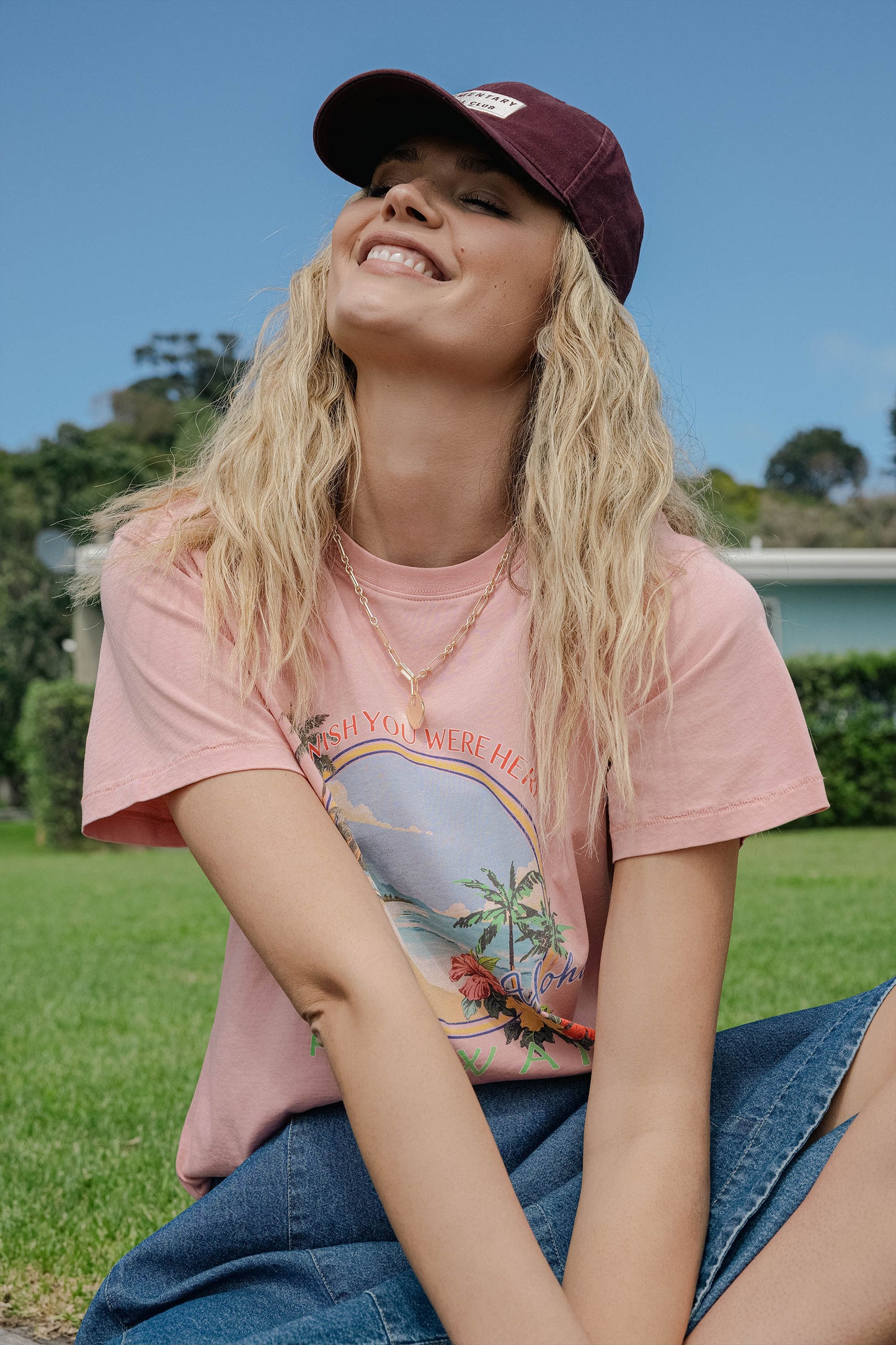 Elementary Postcard Print Tee