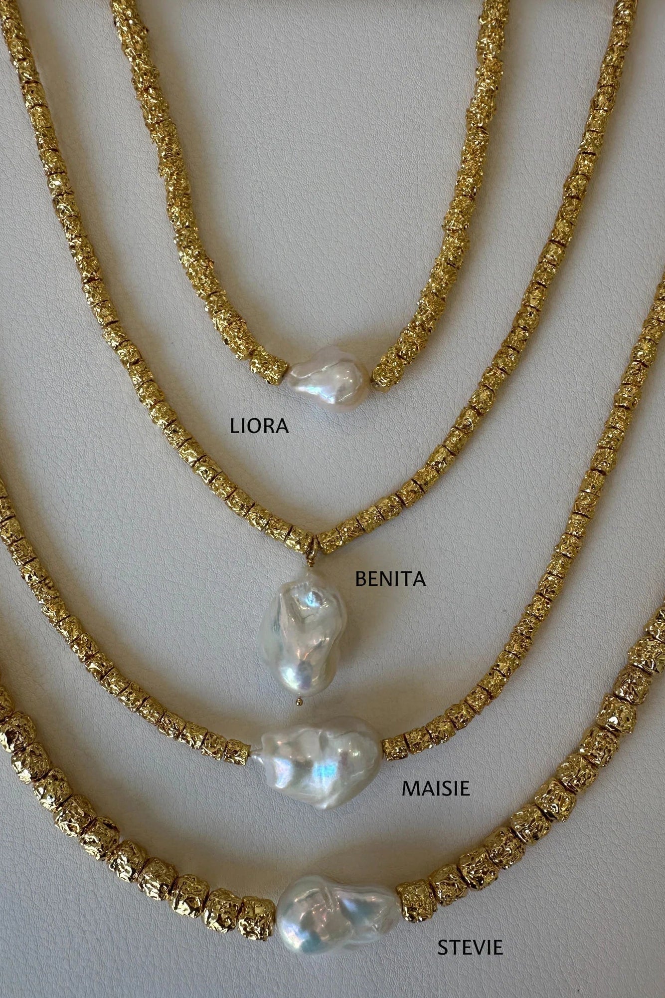 Maisie Necklace - 24K Gold Plated
