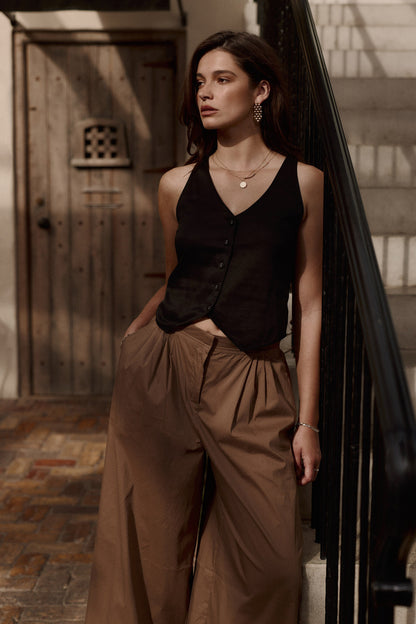 Tia Sheer Vest Top
